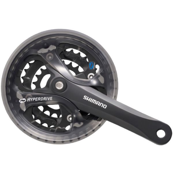 Shimano Cranket Conjunto de 7 8 velocidades ACERA FC-M361 con brazo de manivela de 175 mm 42 x 32 x 22t negro