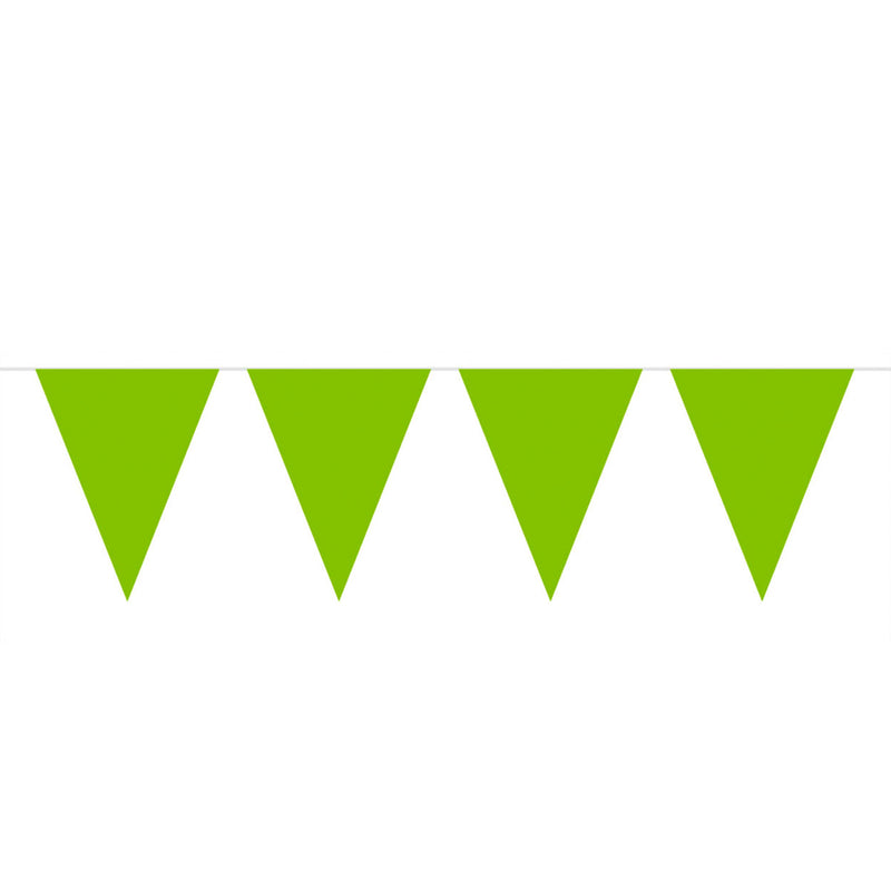 FOLAT BV Lime Green Mini Flag Line, 3Mtr.