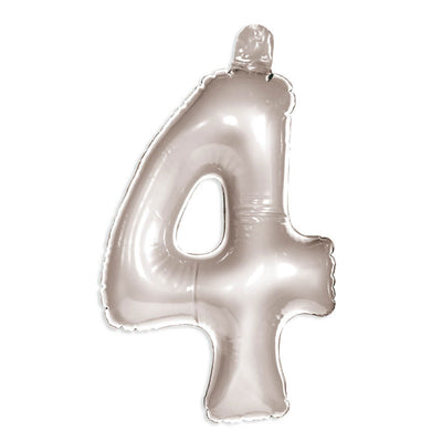 Globo de figura 4 Plata