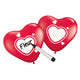 Writable Globos Heart, 6st.