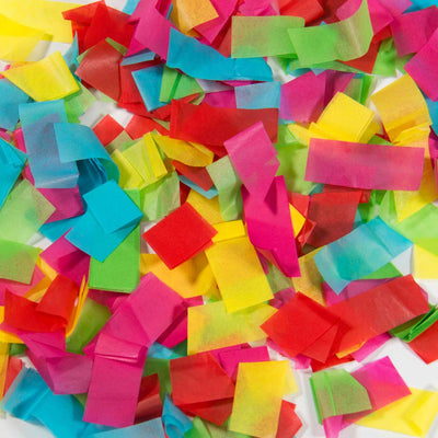 Mezcla de color de cañón de confeti