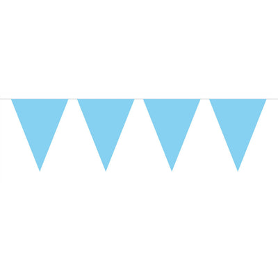 Línea de bandera XL azul claro, 10mtr.