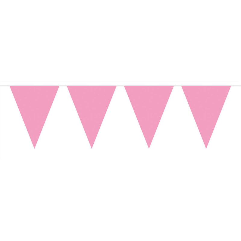 Folat bv vlaggenlijn xl roze, 10mtr.