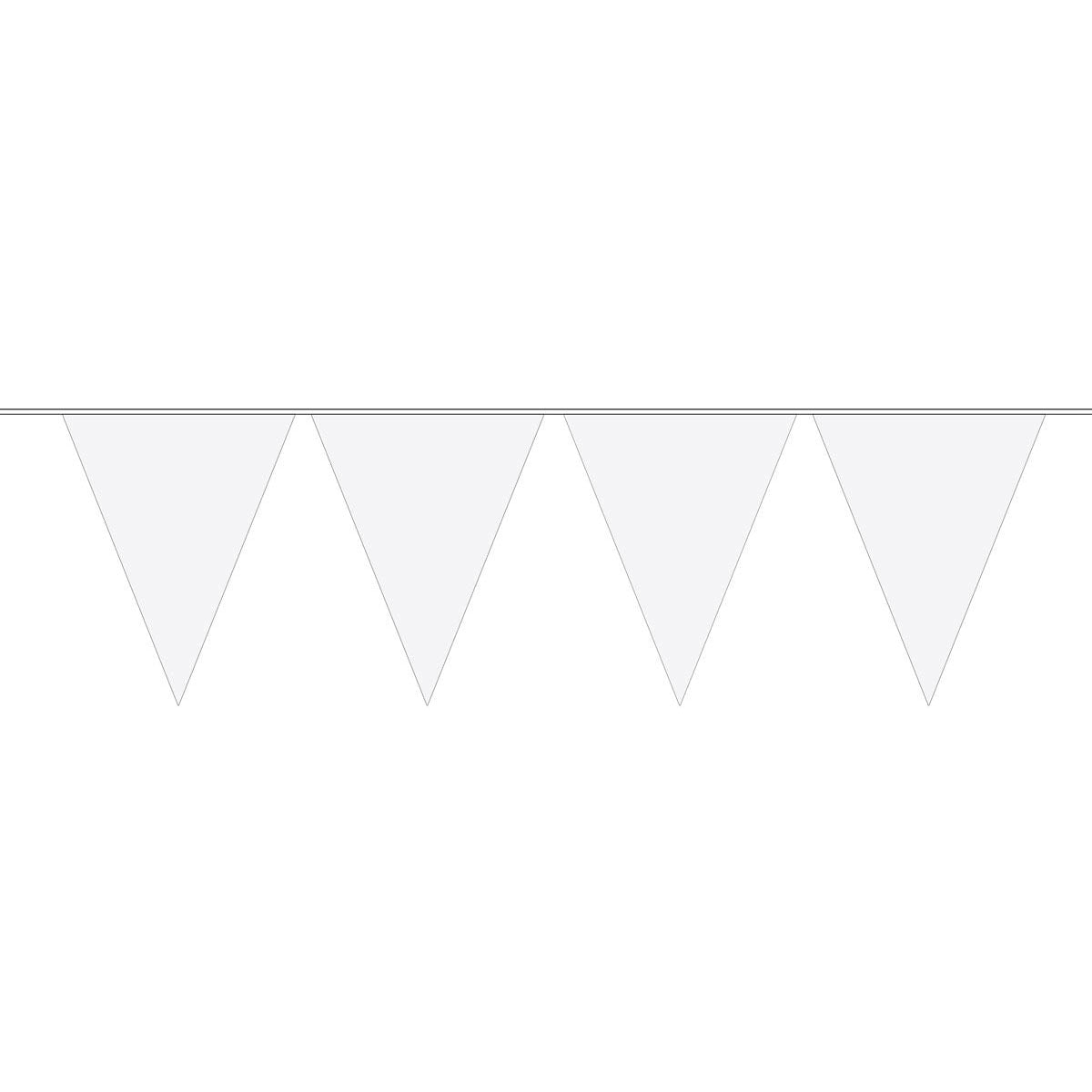 Línea de bandera XL White, 10mtr.