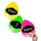 Ballooni scrivibili Neon, 6st.