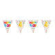 Folat bv vlaggenlijn confetti 4 jaar, 10mtr.