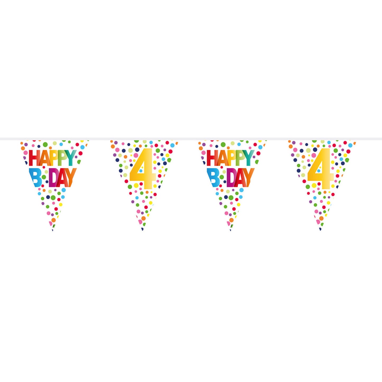 Confetti della linea di bandiera 4 anni, 10mtr.