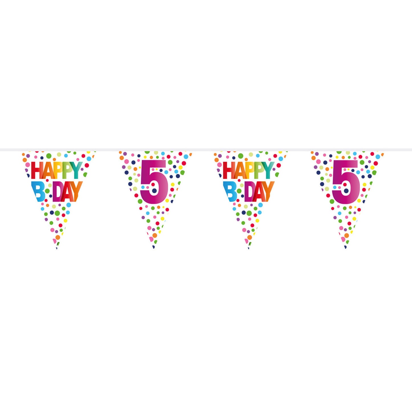Confetti della linea di bandiera 5 anni, 10mtr.