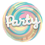 3D foil balloon 'Party' 56cm - afbeelding 1