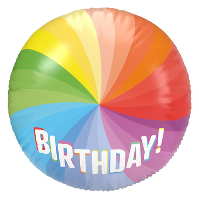 Globo de lámina 3d 'Feliz cumpleaños', 56 cm
