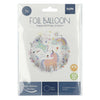 Foglio palloncini di buon compleanno unicorno 45 cm.