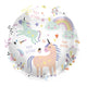 Foglio palloncini di buon compleanno unicorno 45 cm.