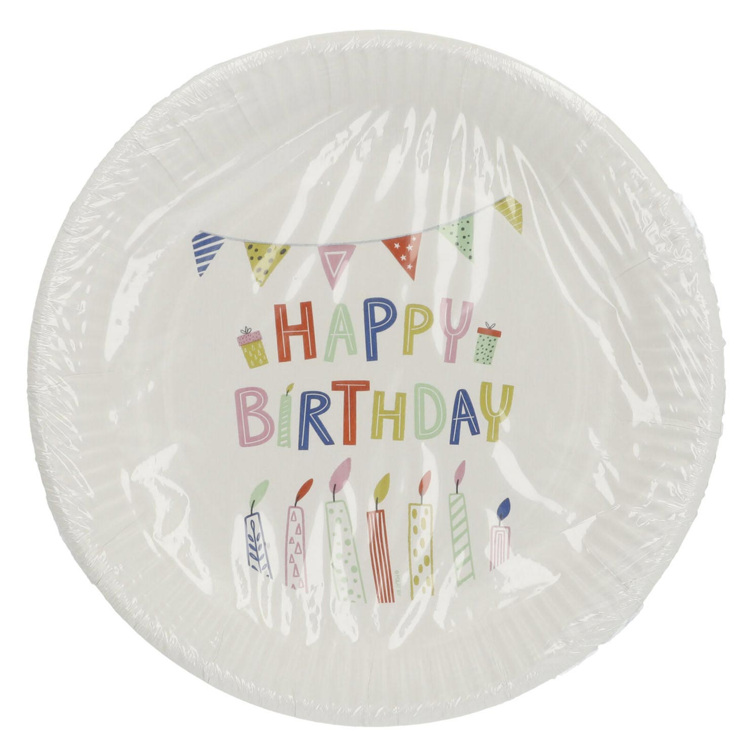 Placas de papel Eco Party 8st.