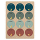Gift name stickers Sint and Piet, 12st.
