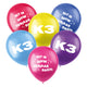 K3 Globos, 6st.
