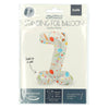 Folat bv staande folieballon joyful party cijfer 7 -72cm