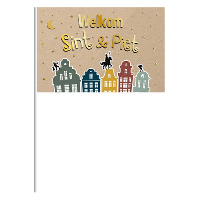 FOLAT BV Walking "Welcome Sint Piet", 30x20cm