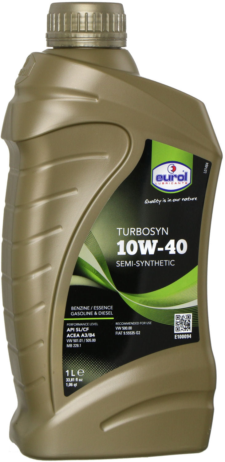 Eurol Oil 10W40 4t Turbosyn Oil sintético (1 litro)