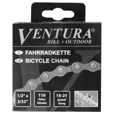 Collar Ventura FD1002A - 6 7sp - 1 2 x 3 32 - 116 enlaces - gris