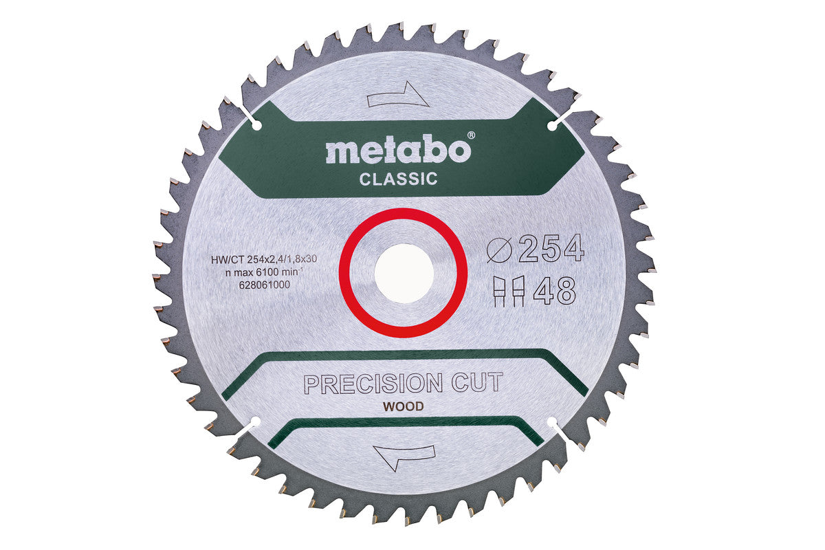 Metabo accessoires metabo cirkelzaagblad | hw ct 254 x 2,4 x 30 48 wz | 628061 - 628061000