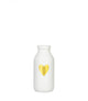 Ideas 4 estaciones jarrón botella cristal blanco con corazón ø4,8xh10,4cm