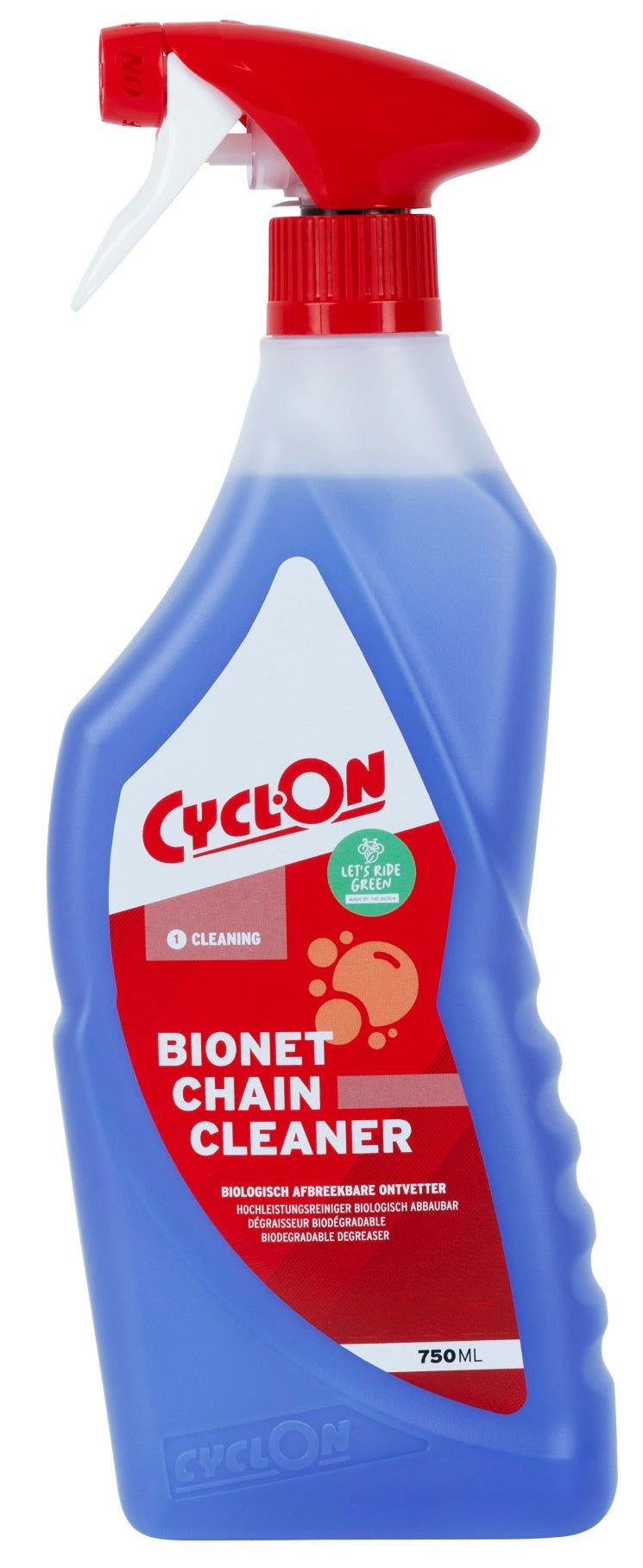 Cyclon bionet reiniger ketting ontvetter spray 750ml
