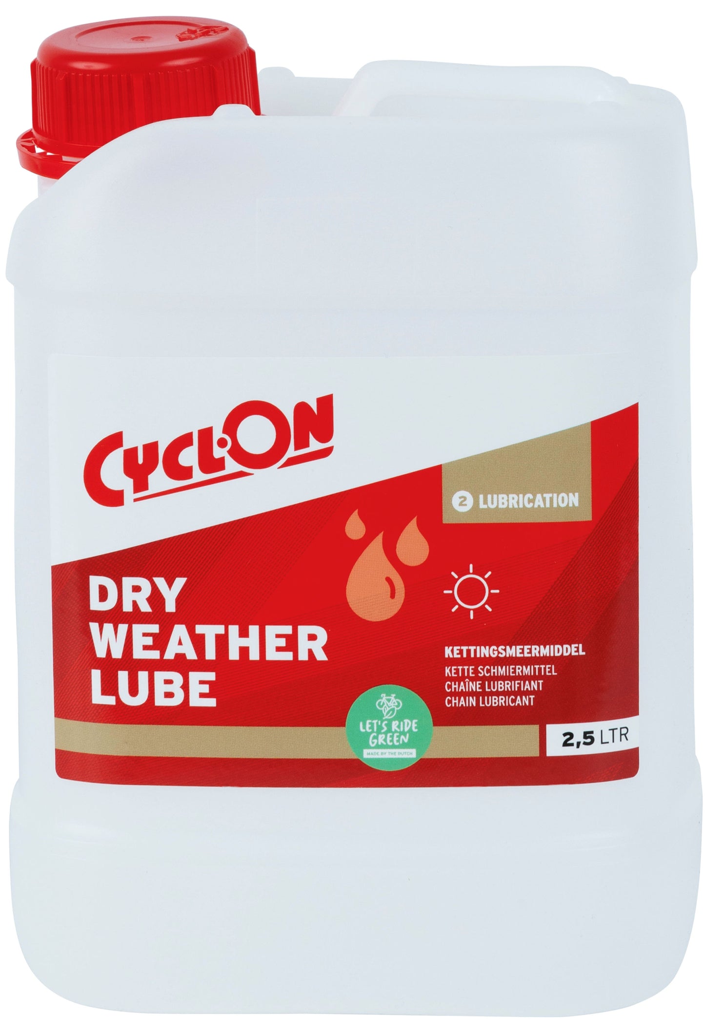 Lubricante de la cadena ciclón lubricante de clima seco 2.5 litros