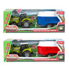 TOI-TOYS ACKERS VILLE TRACTOR Y TRAILER CON LUZ Y SONIDO, 10 cm