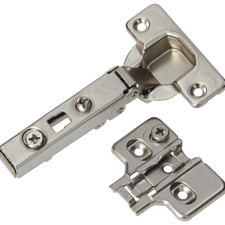 Mack 1015225 - 12 bisagras perforadoras con clip en puerta de superficie de 35 mm y 110° | 5 piezas