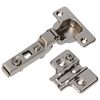 Mack 1015226 - 2 bisagras taladradas con clip en puerta semi-superpuesta de 35 mm y 110° | 10 piezas