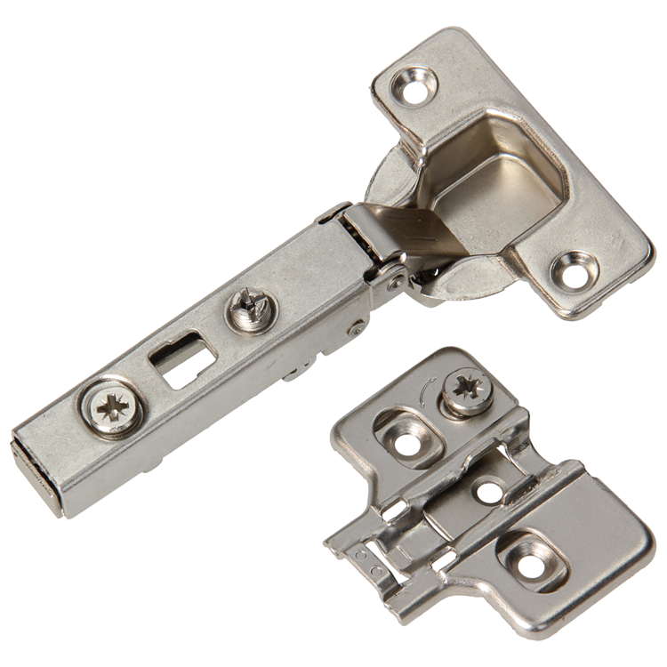 Mack 1015224 - 2 bisagras perforadas clip en puerta de superficie de 35 mm 110° | 10 piezas