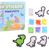 Johntoy maak je eigen dino foam stickers