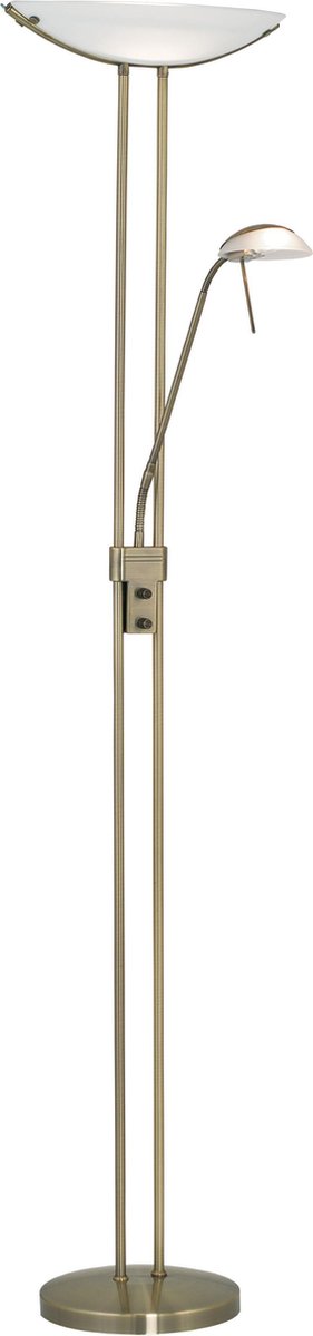 Lampada da terra Eglo baya - classica - r7s g9 - 180 cm - bianco bronzo - dimmerabile