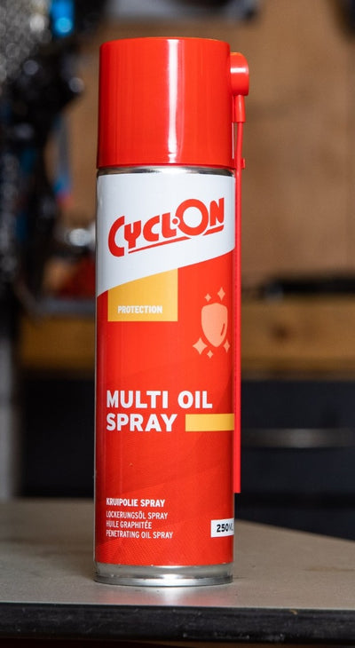 Cyclon Multi oil penetrating oil spray 250 ml (in blisterverpakking)