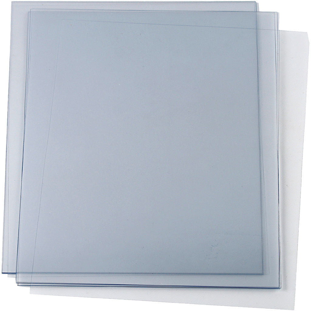 Creativ company pellicola rigida, a4, foglio 210x297 mm, spessore 190 my, 5 fogli 1 scatola