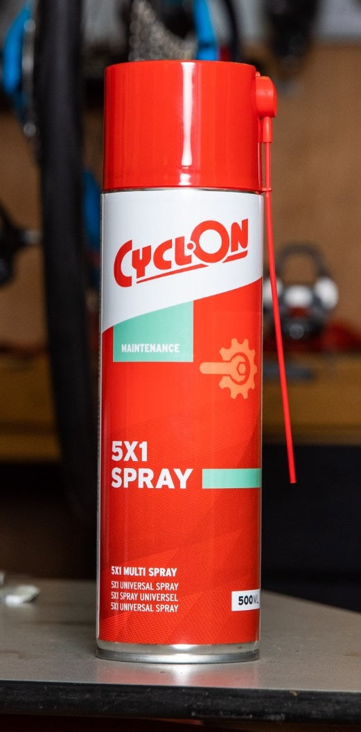 Cyclon P.T.F.E. Múltiple lubricante 5x1 en spray lata 500ml