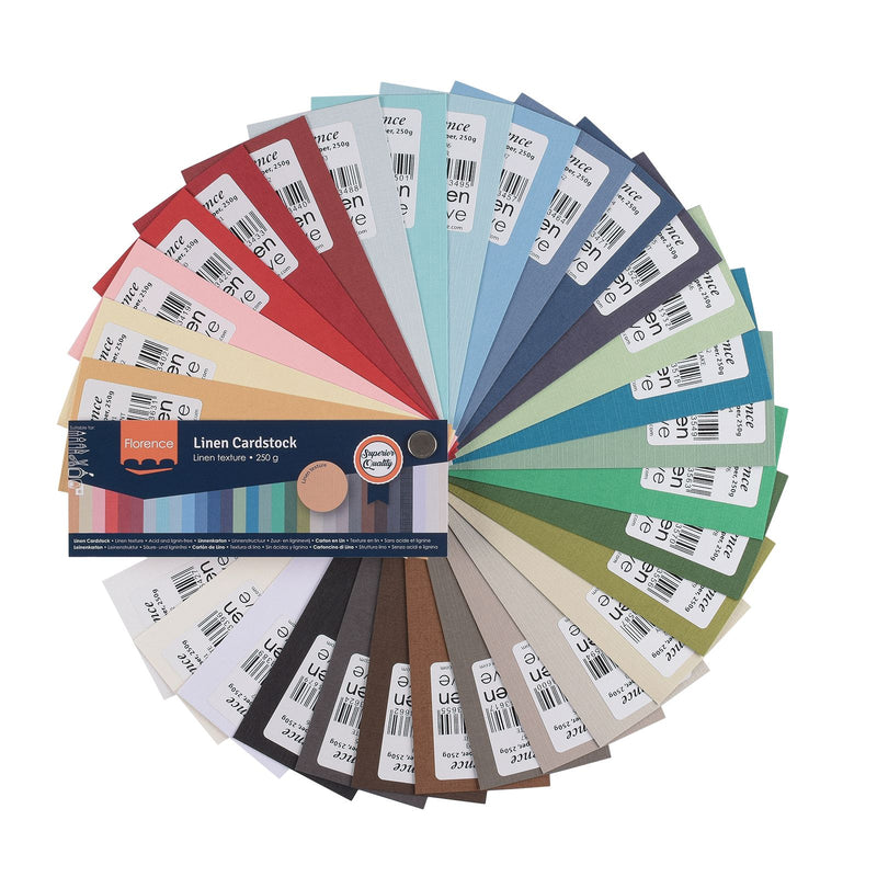 Firenze • cartoncino lino colorato da 250g