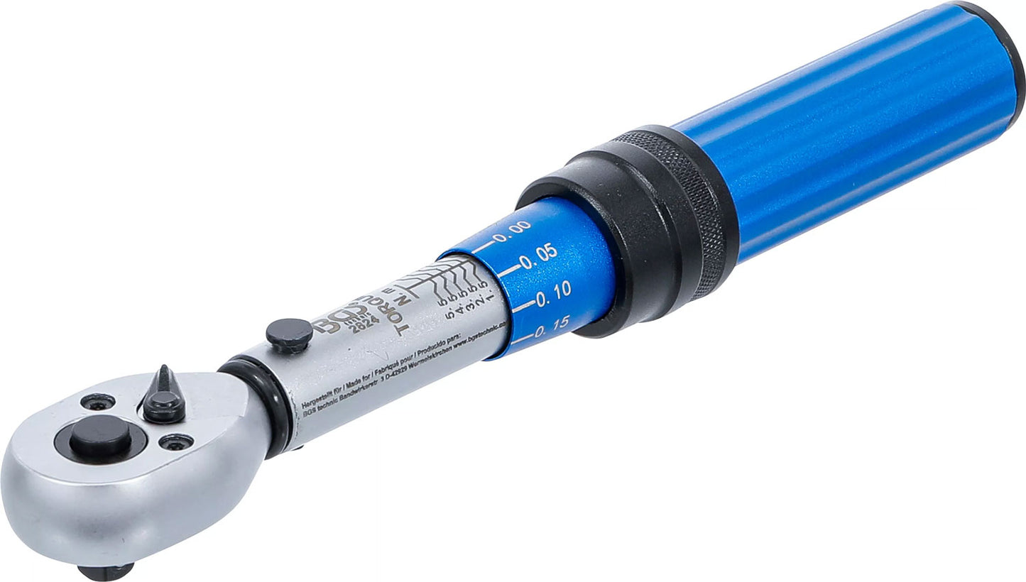 Llave dinamométrica técnica bgs 1 4 1-6 nm