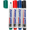 Pennarelli per lavagna, larghezza tratto 4 mm, nero, blu, verde, rosso, 4 pezzi 1 scatola