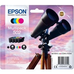 Cartuccia d'inchiostro 502 multipack nero, giallo, ciano, magenta