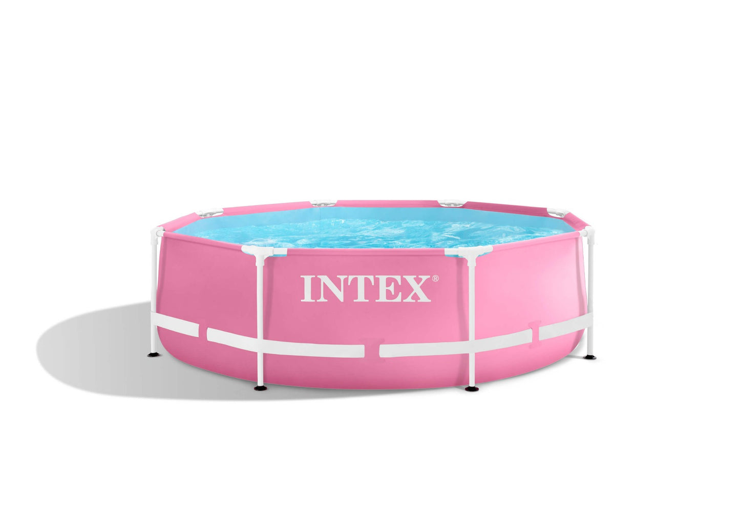 Piscina Intex Pink Metal Frame 244 x 76 cm