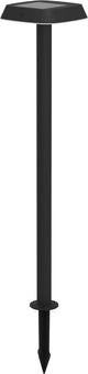 Lampada a punta solare Eglo dreoli - lampada da terra per esterni - energia solare - LED - 103,5 cm - bianco e nero