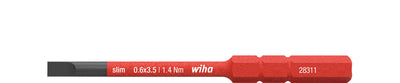 Wiha 283110035 punta slimbit elettrica testa scanalata 3,5 mm x 75 mm - 41159