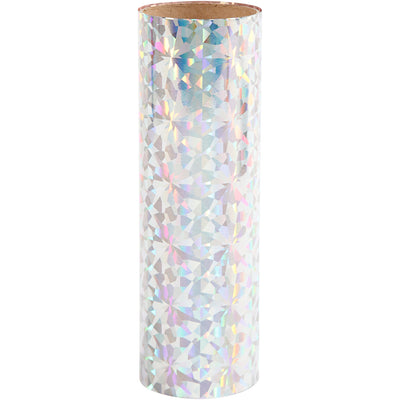Lámina decorativa Creativ company, ancho: 15,5 cm, grosor 0,02 mm, plateado, 50 cm 1 rollo
