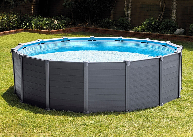 Pannello di grafite della piscina Intex 478 x 124 cm