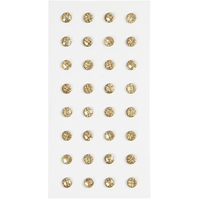 Creativ company strasstenen, d 8 mm, goud, 32 stuk 1 doos