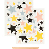 Creativ Company Rub-on Stickers Stars, 2 hojas - afbeelding 1