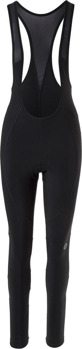 Agu lange fietsbroek met zeem ii essential dames - zwart - xs - met bretels