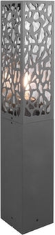 Trio cooper - paalverlichting - antraciet - excl. 1x e27 4 w - - buitenverlichting - ip44