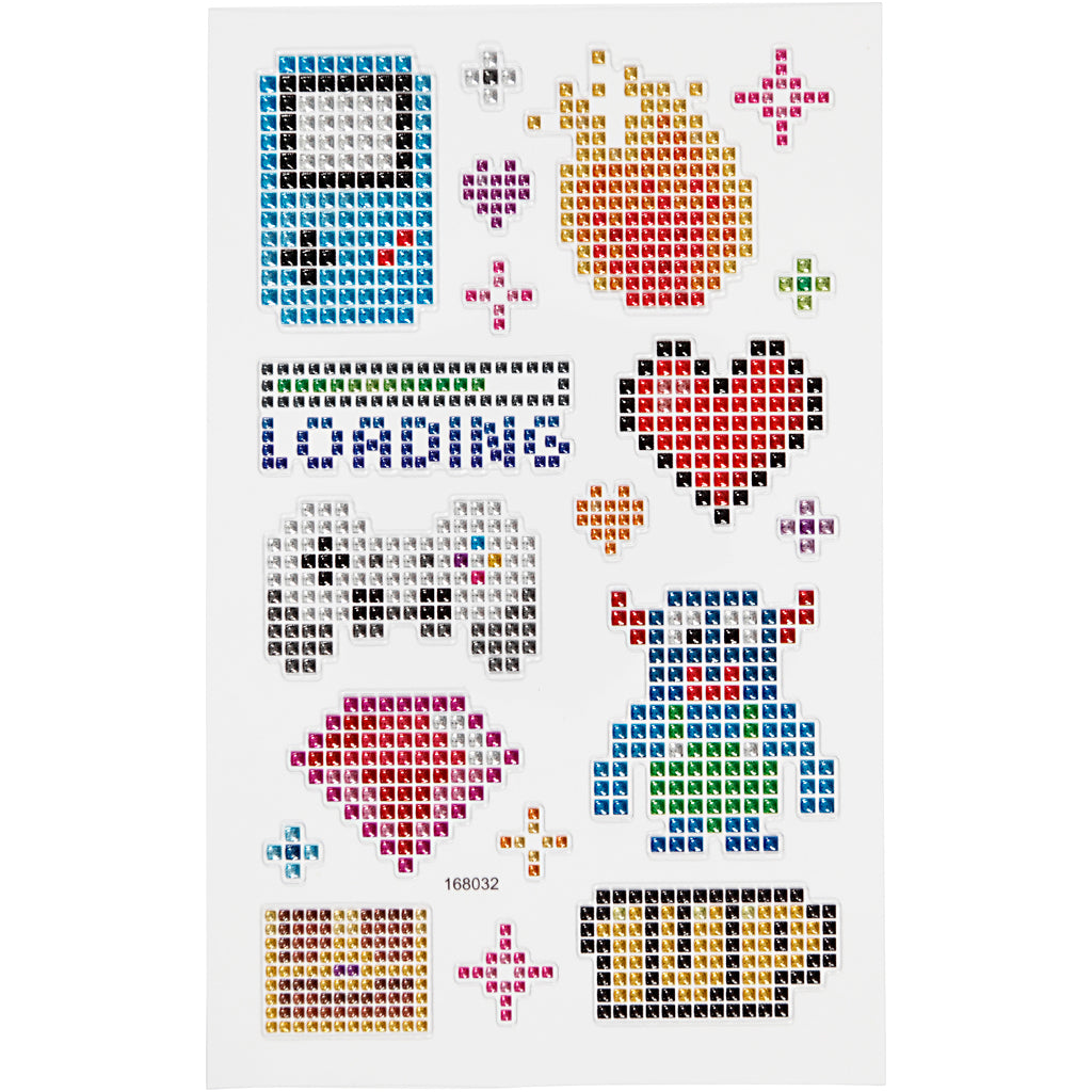 Adesivi diamante Creativ Company, gadget, foglio 10x16 cm, 1 foglio